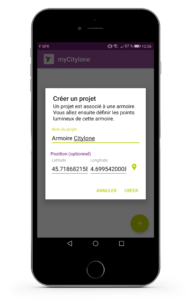 myCitylone Créer un projet